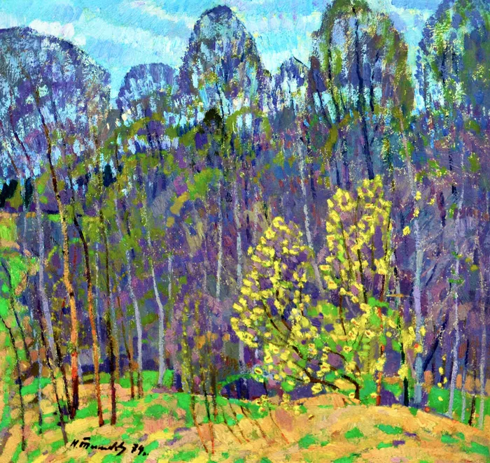 53. Ива расцветает