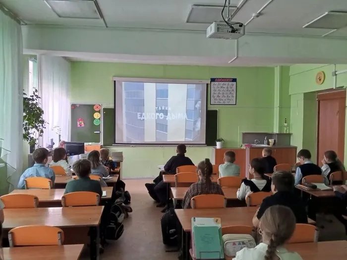 Беседа о вреде курения. СОШ11, 3-й кл